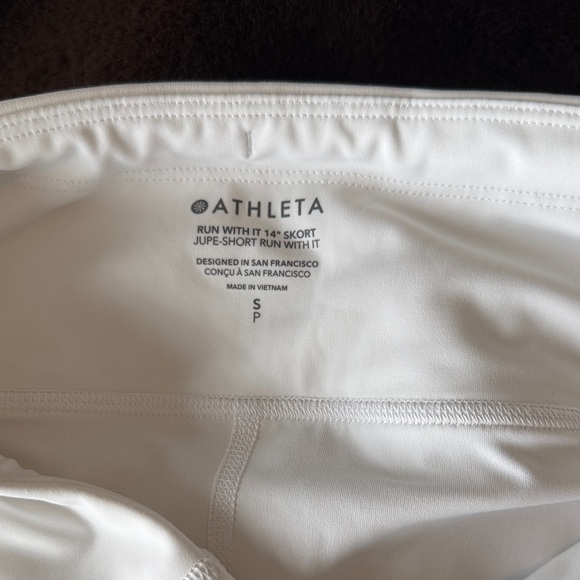 Athleta White Athletic Skirt - Picture 4 of 5